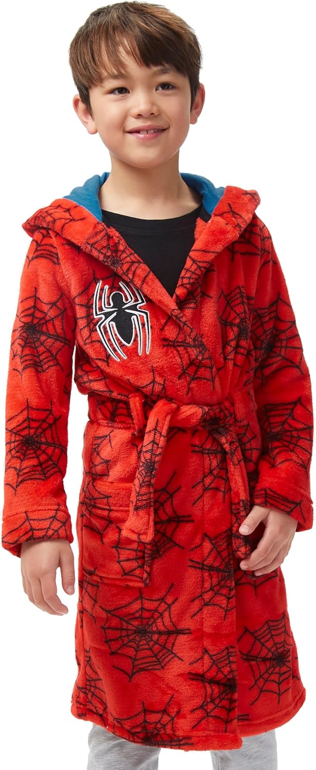 Robe de chambre Spiderman Marvel à capuche pour garçon – Image 2
