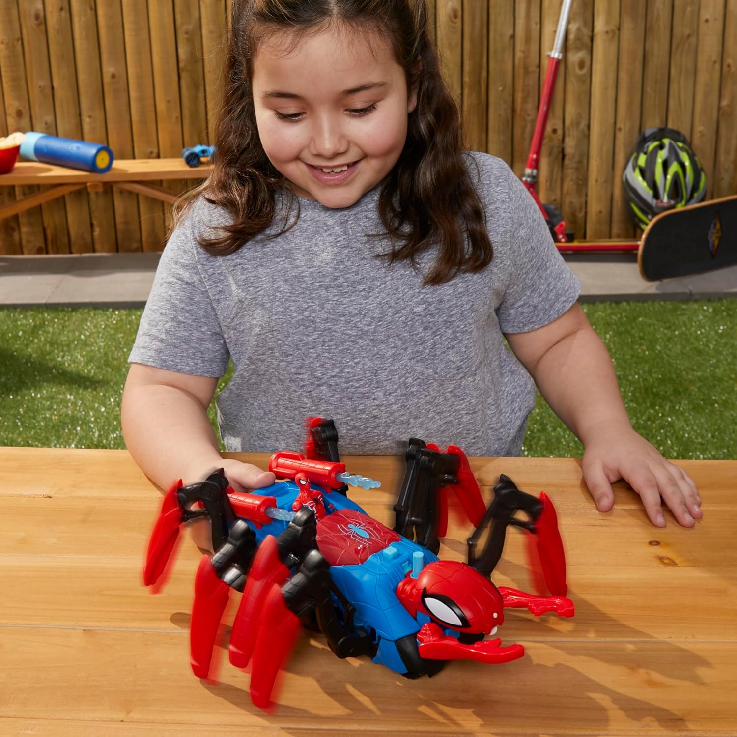 Spider-Man Marvel araignée de combat avec blaster à eau et 2 projectiles – Image 6
