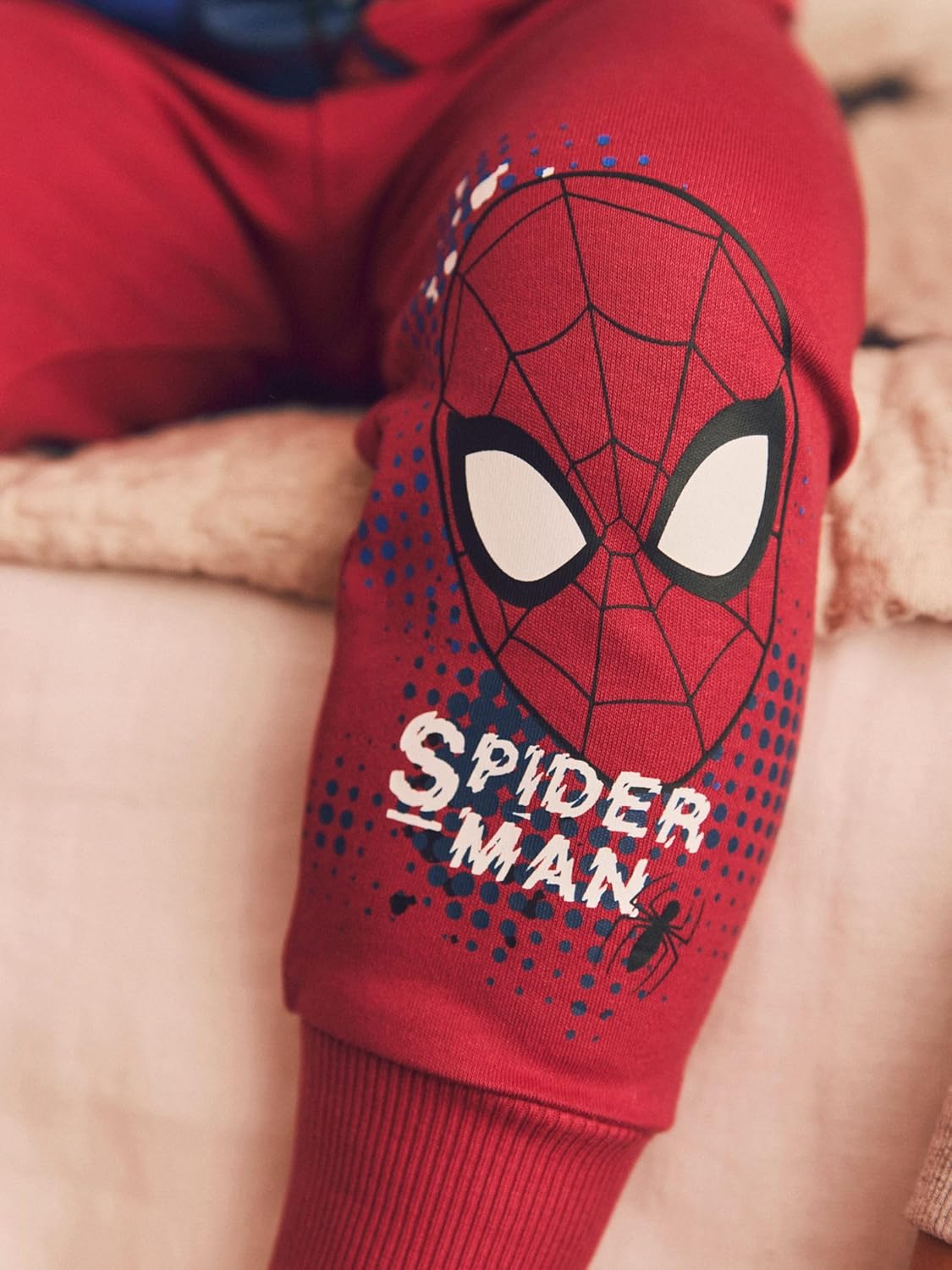 Pyjamas garçon NEXT Spider-Man lot de 2 rouge et bleu marine – Image 6