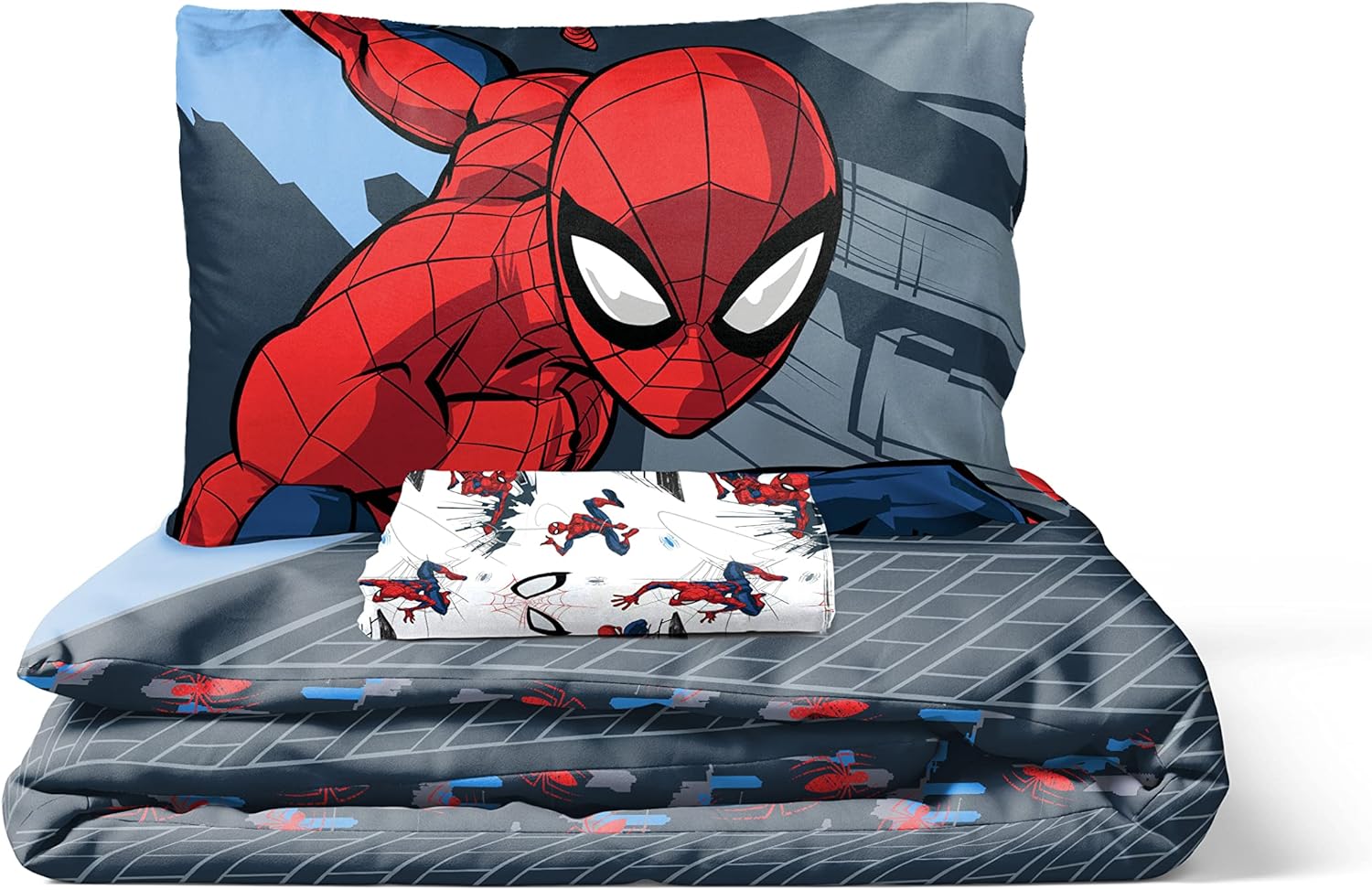 Parure de lit enfant Marvel Spiderman Rues de la Ville en 100% coton – Image 6