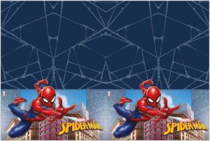 Nappe Spiderman Crime Fighter Procos 93866 en plastique 120 x 180 cm