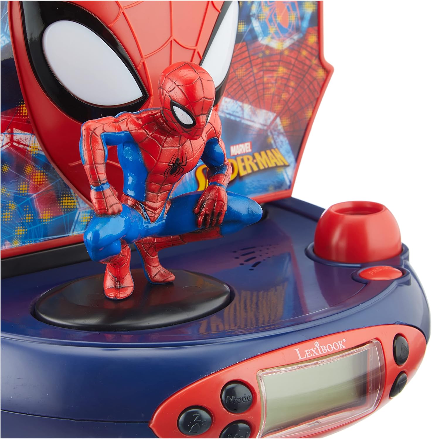 Réveil projecteur Spider-Man avec veilleuse et projection de l'heure – Image 3