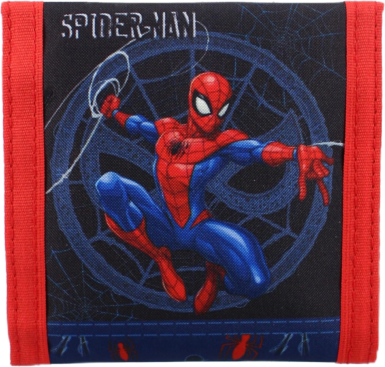 Portefeuille Spider-Man bleu Fight Against Wrong 10 x 10 x 1 cm