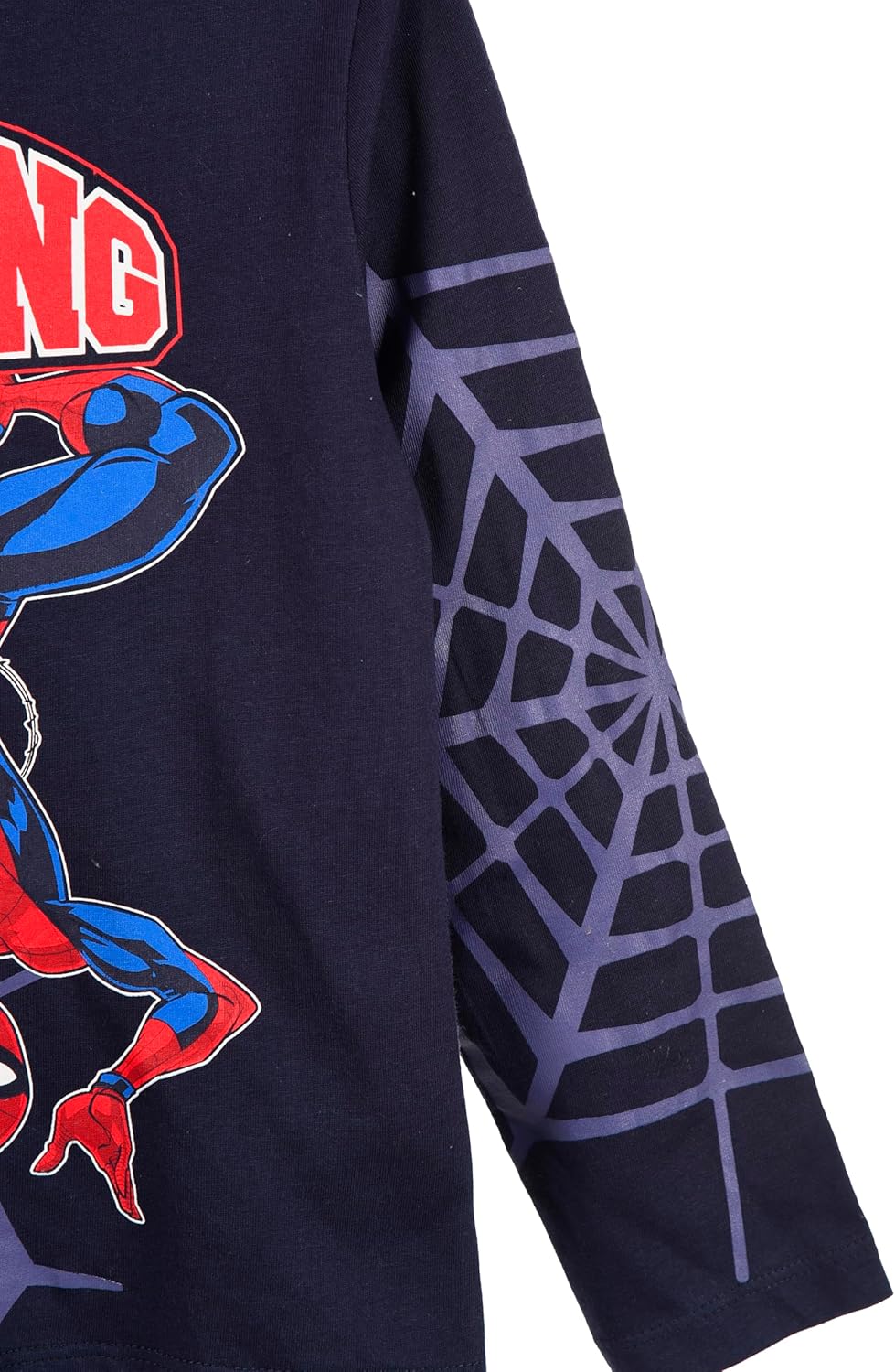 T-shirt manches longues Spider-Man bleu marine foncé pour garçon – Image 4