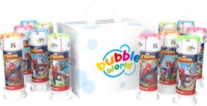 Pack Spider-Man de 12 bulles de savon 60 ml
