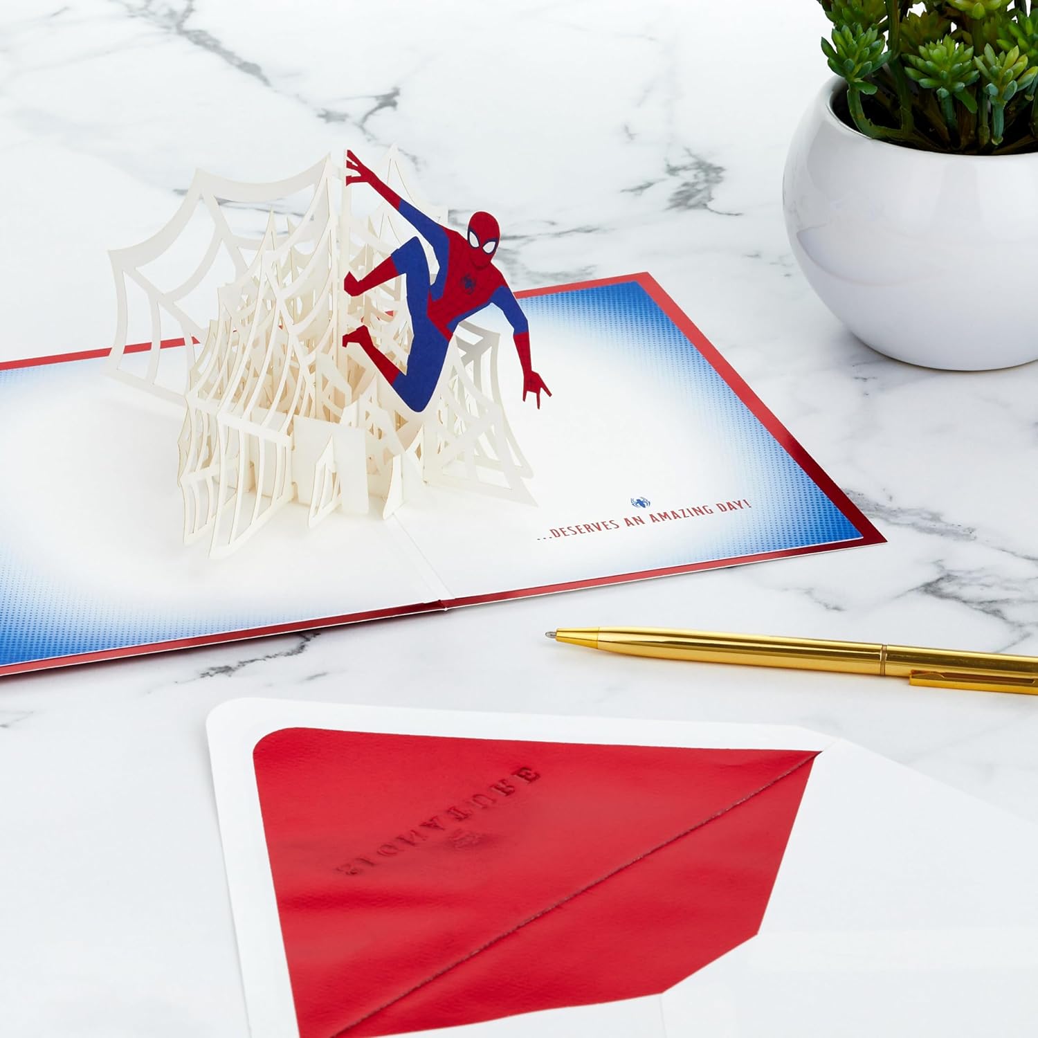 Carte pop-up 3D Marvel The Amazing Spider-Man par Hallmark – Image 6