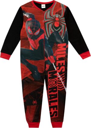 Onesie garçon Marvel Spider-Man Miles Morales rouge et noir