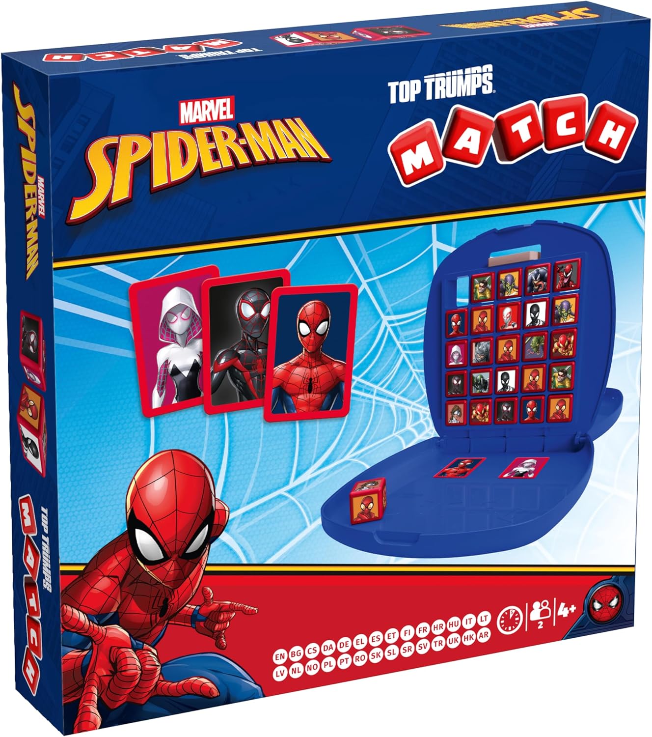 Jeu Match Top Trumps Spider-Man pour 2 joueurs, 4 ans et plus