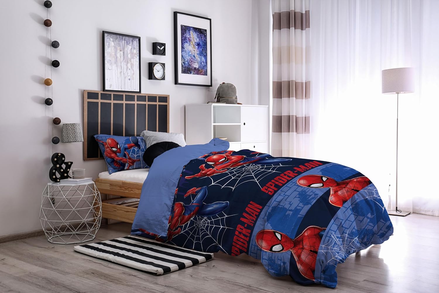 Parure de lit Spiderman 1 place en 100% coton – Image 2