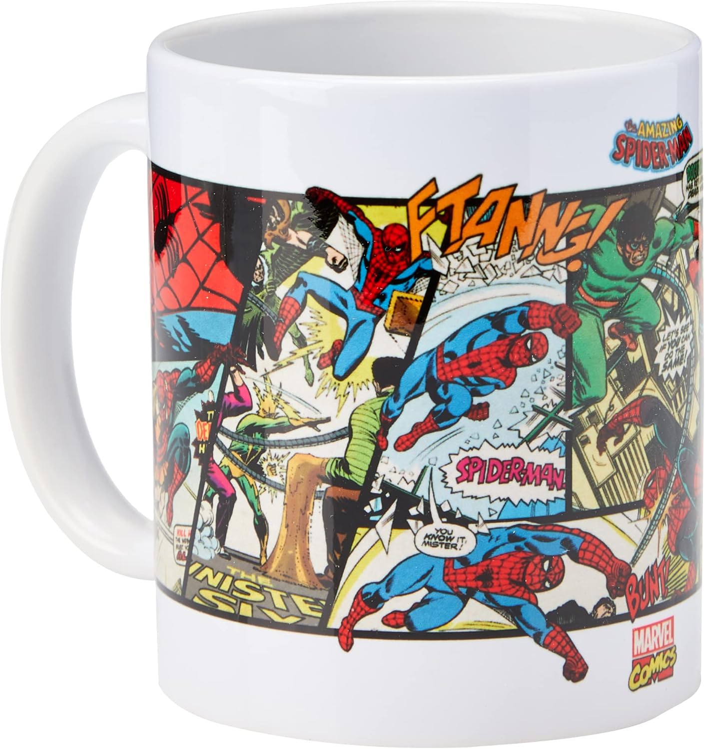 Mug Marvel Spider-Man Retro Panels en céramique 11 oz/315 ml – Image 2