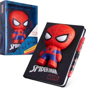 Coffret papeterie Marvel Spiderman avec carnet A5 et stylo