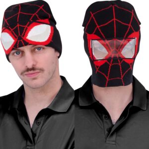 Bonnet noir/rouge à revers Marvel Spider-Man Miles Morales