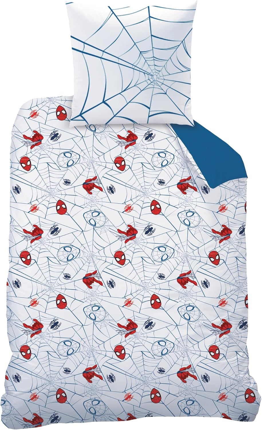 Parure de lit enfant Spider-Man Home Jumping bleu en 100% coton – Image 3