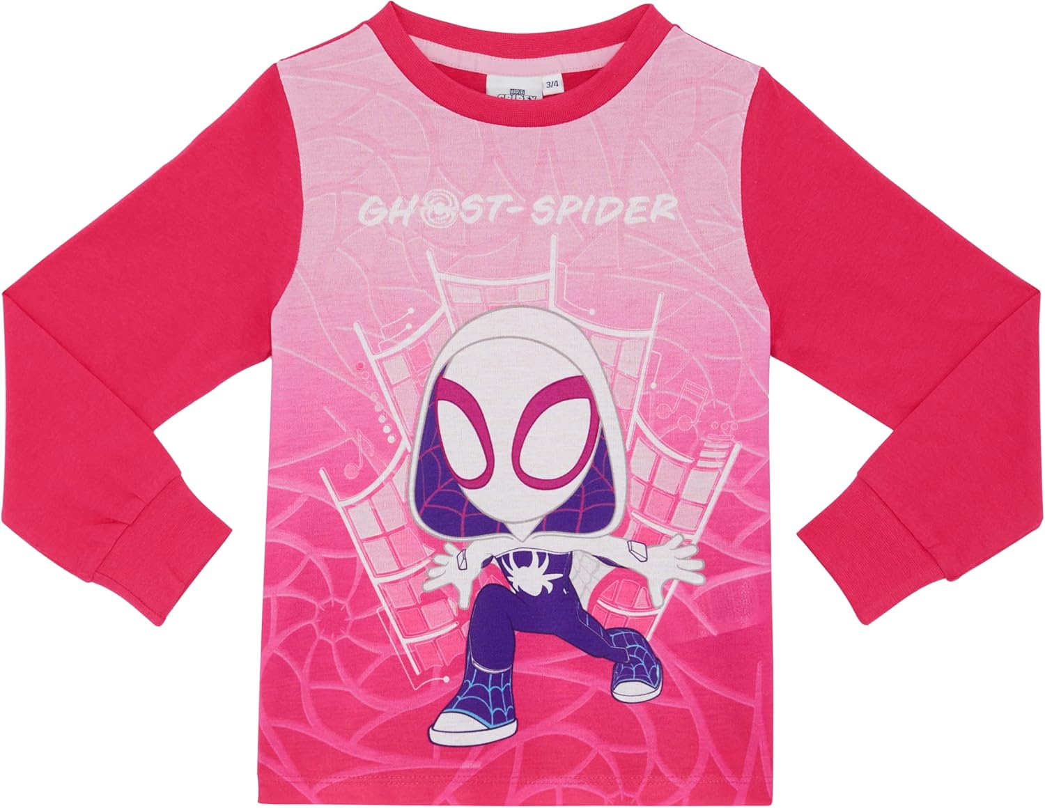 Pyjama fille manches longues Ghost-Spider Spidey & Friends Spider-Man – Image 2
