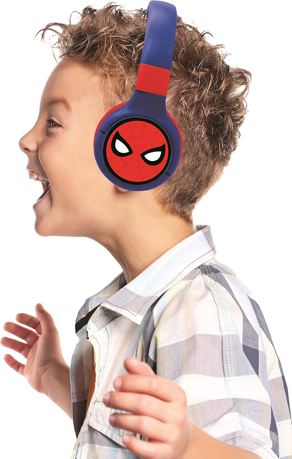 Casque audio Marvel Spider-Man 2-en-1 Bluetooth 5.0 pliable HPBT010SP – Image 8