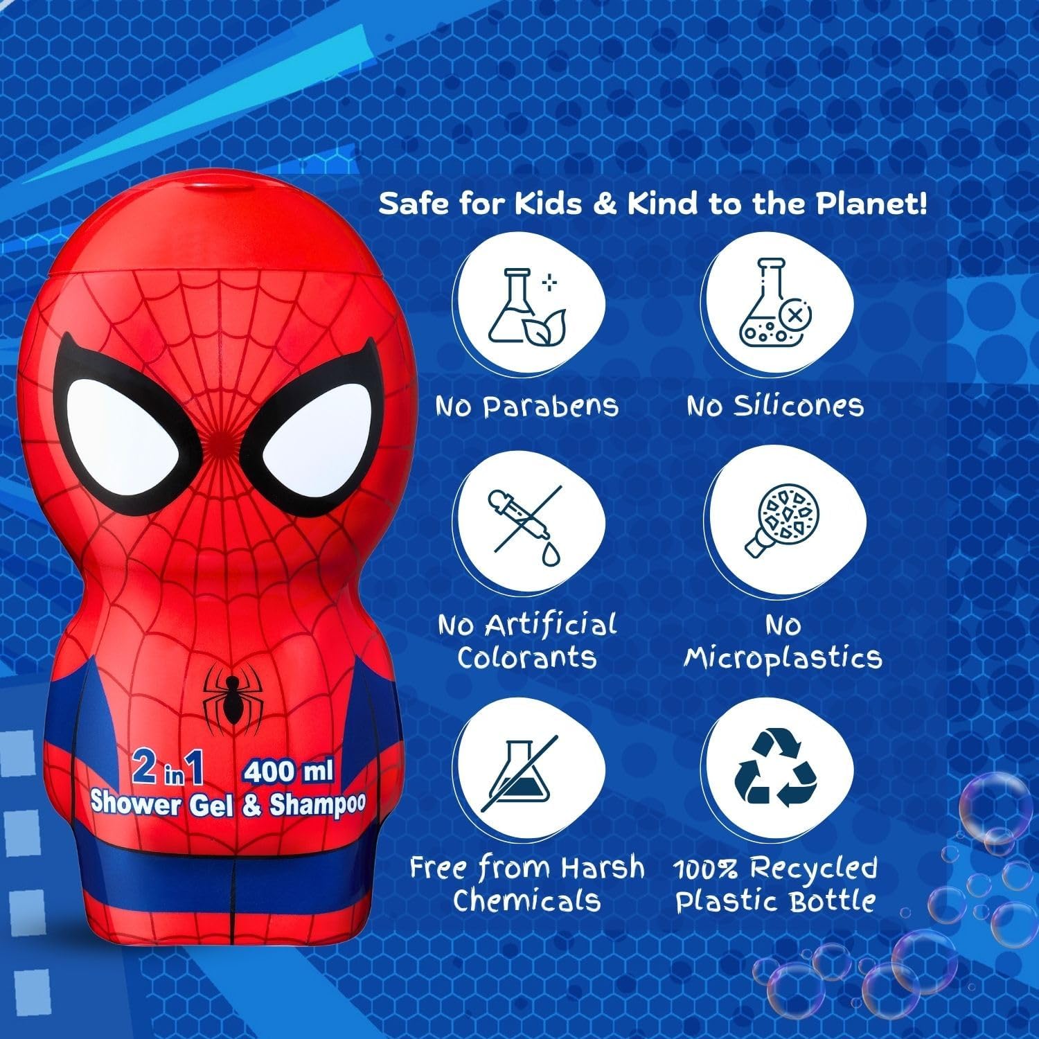 Gel douche et shampooing Spider-Man format 400 – Image 5