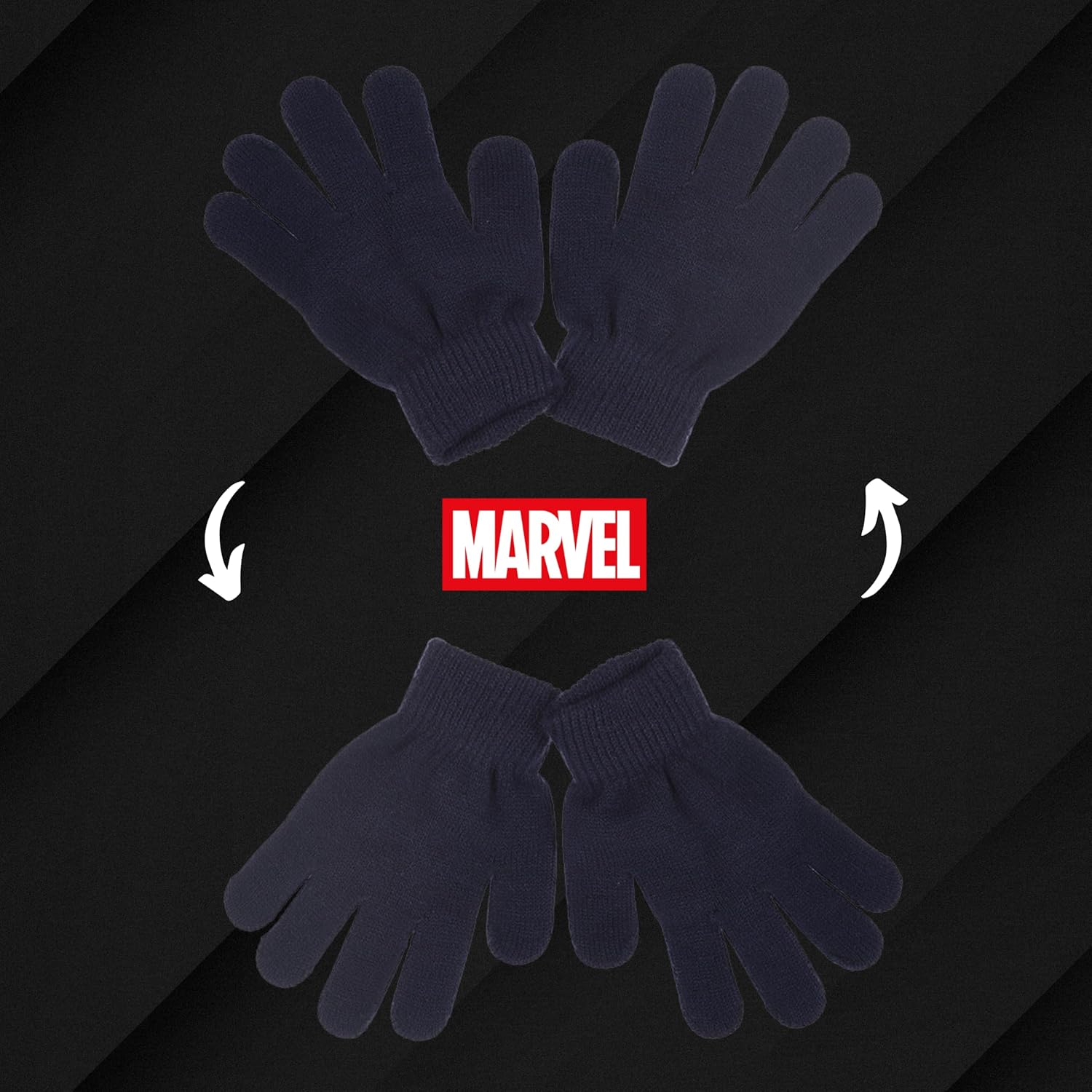 Ensemble bleu Marvel Spider-Man chapeau et gants 100% Acrylique pour garçon – Image 5