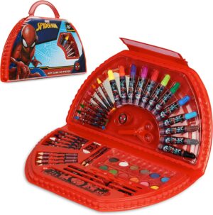 Coffret dessin Marvel Spider-Man 40 pièces avec crayons, feutres et peinture