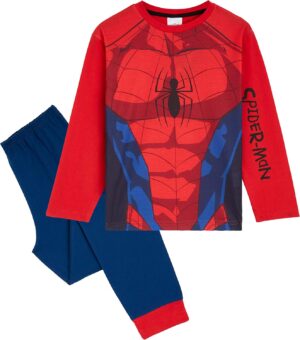 Pyjama garçon Marvel Spider-Man en tissu, vêtement de nuit