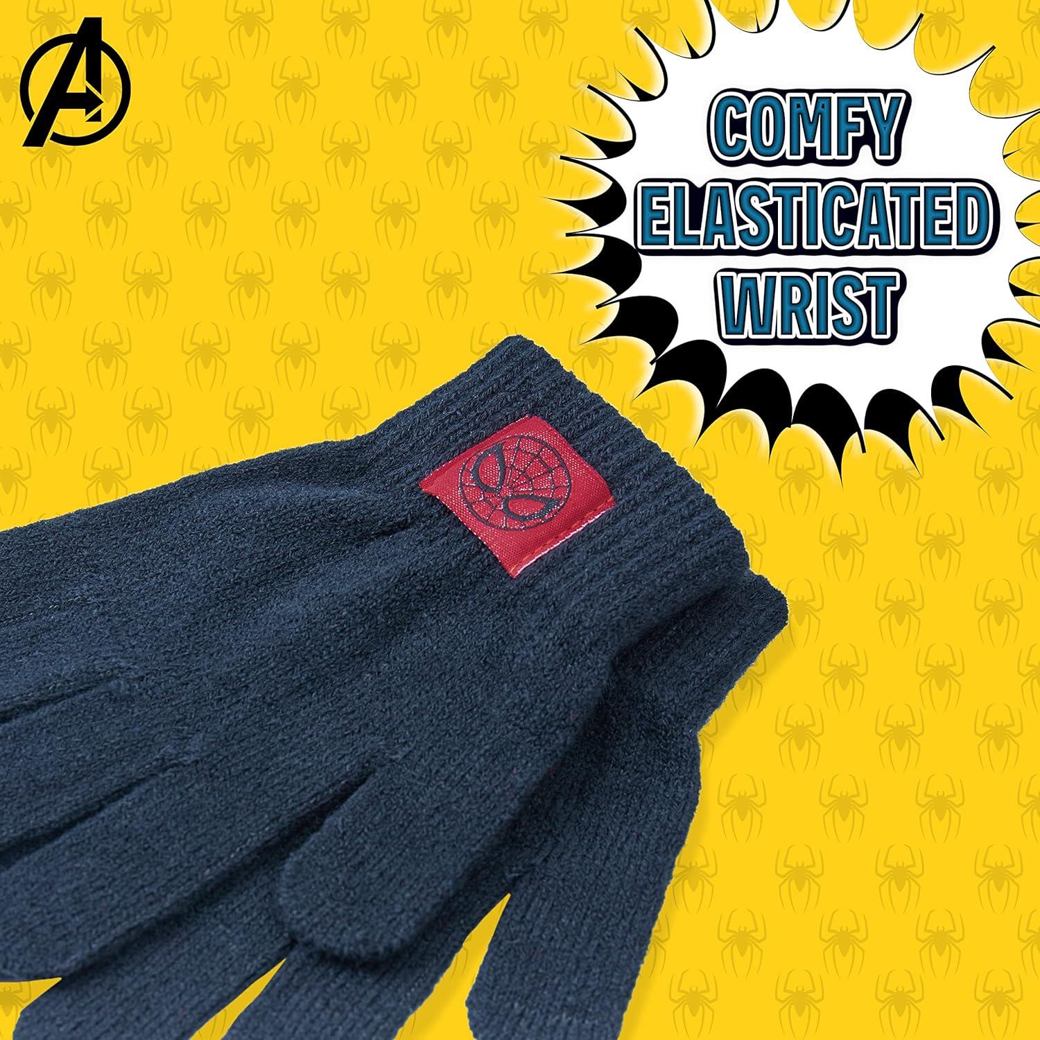 Ensemble d'hiver garçon Marvel Spider-Man, Rouge Spiderman 3 Pcs – Image 6