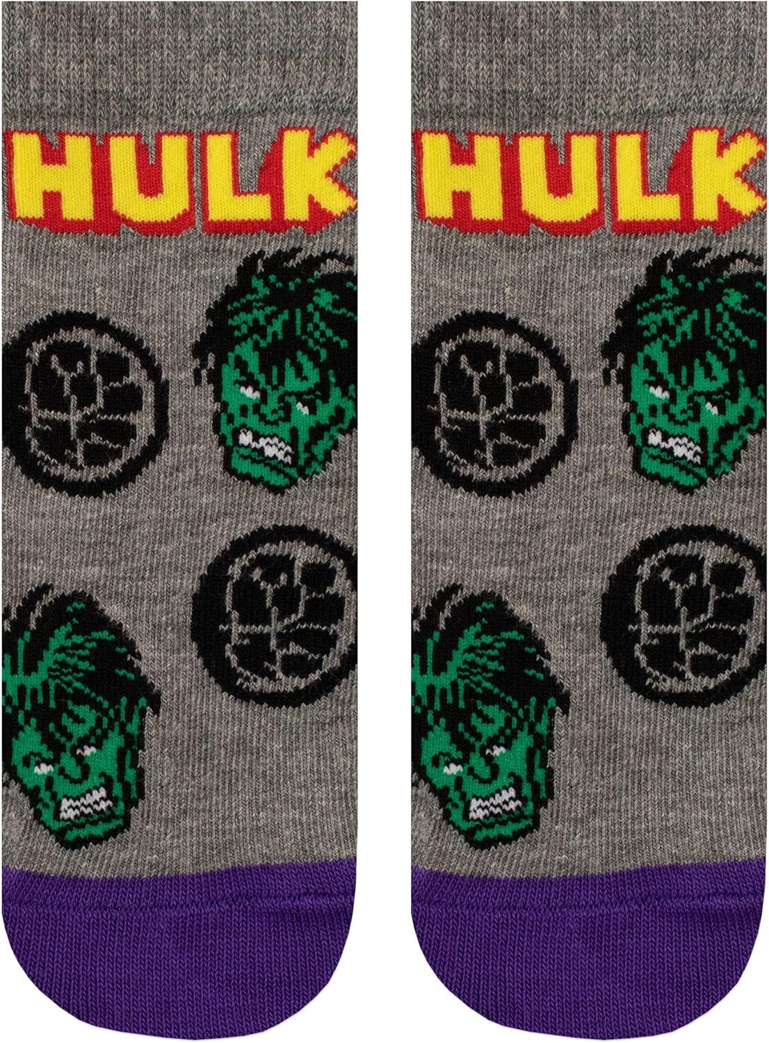 Lot de 3 chaussettes Marvel enfant à la cheville avec Spider-Man, Captain America et Hulk – Image 3