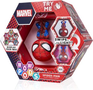 Figurine lumineuse à tête branlante Spider-Man Marvel Avengers PODS