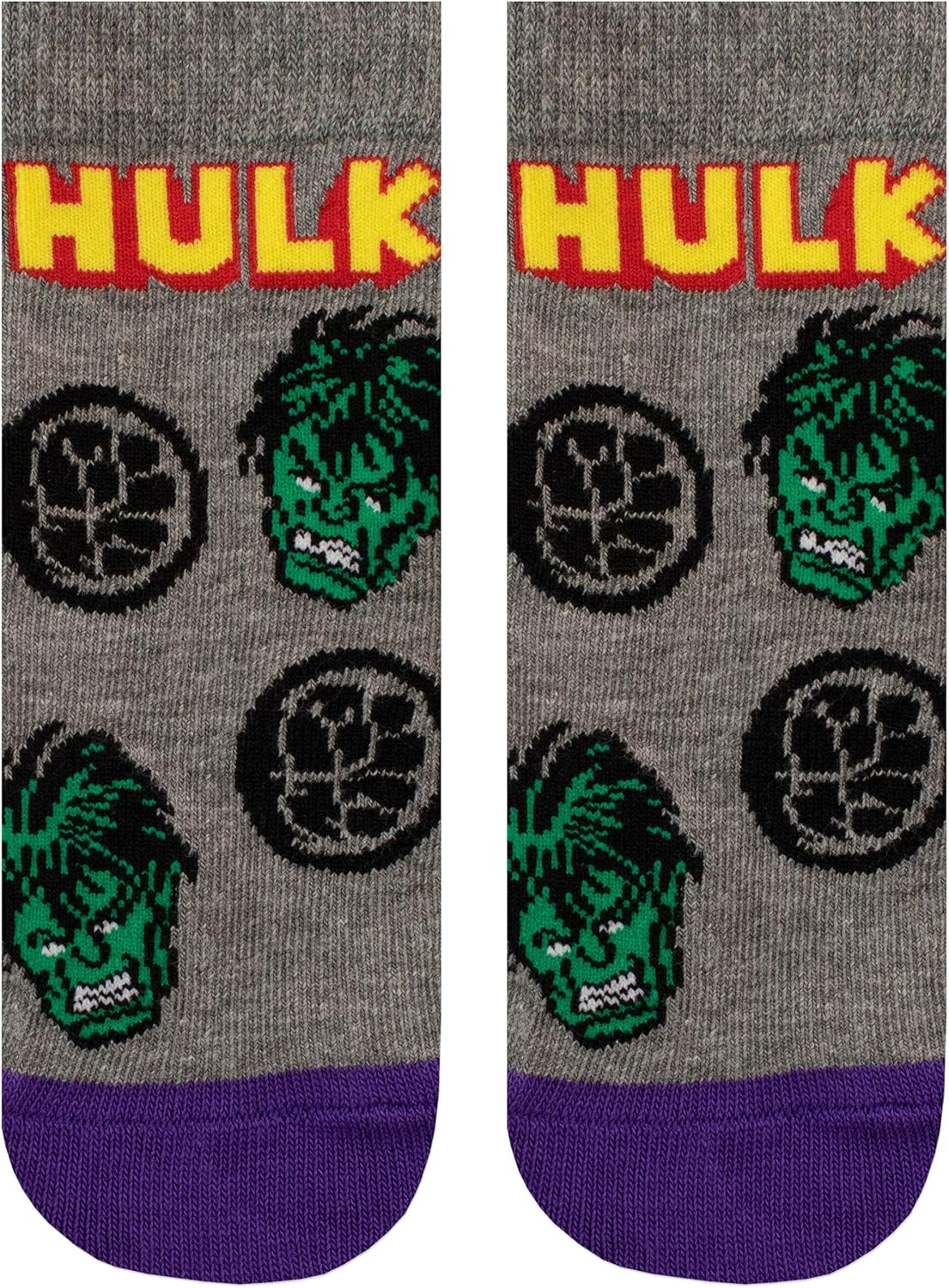 Lot de 3 chaussettes Marvel enfant à la cheville avec Spider-Man, Captain America et Hulk – Image 5