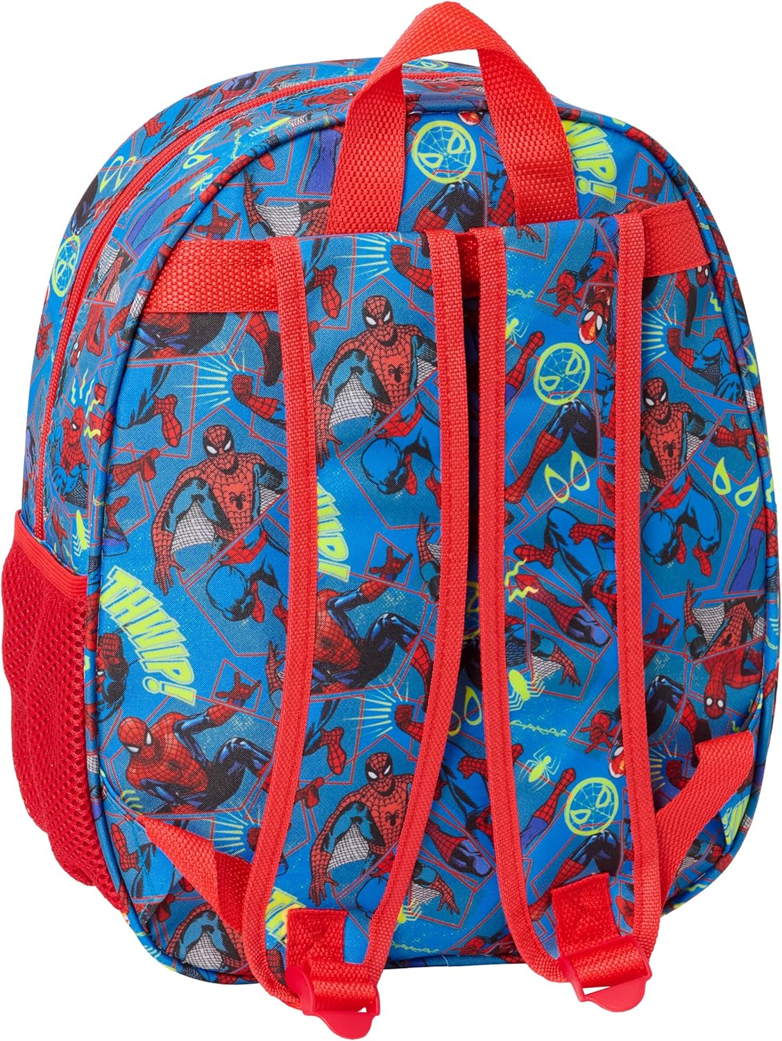 Sac à dos d'école Spiderman 3D bleu marine adaptable au chariot – Image 2