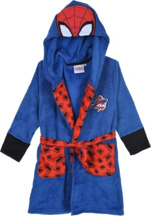 Robe de chambre garçon Spiderman en 100% polyester