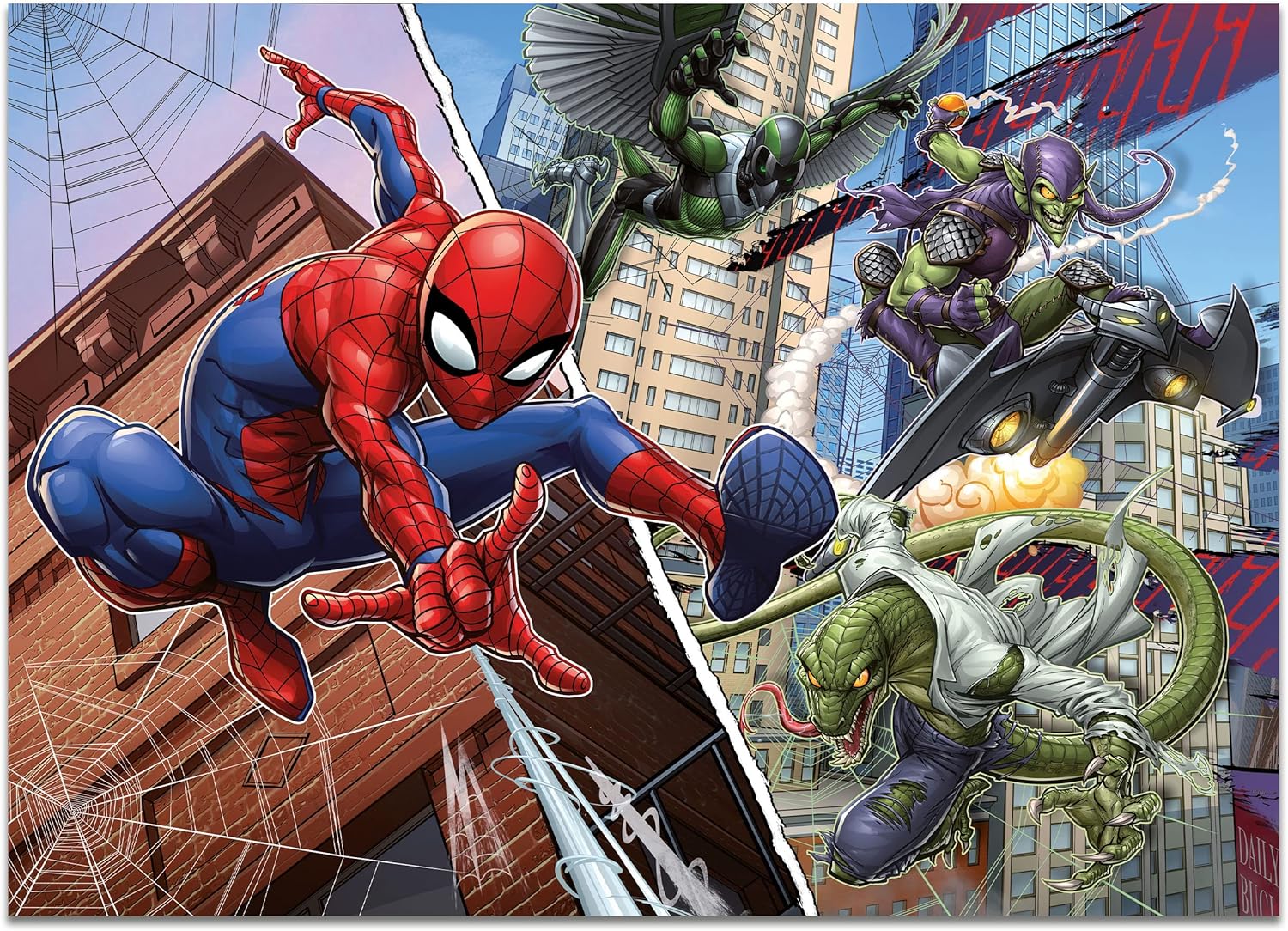 MARVEL Spider-Man 4 puzzles double face, 4 x 48 pièces – Image 3