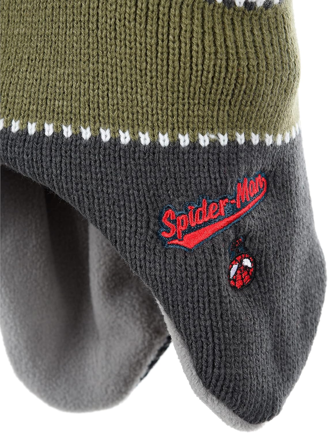 Bonnet d'hiver Spider-Man tricoté à pompon pour garçon – Image 2