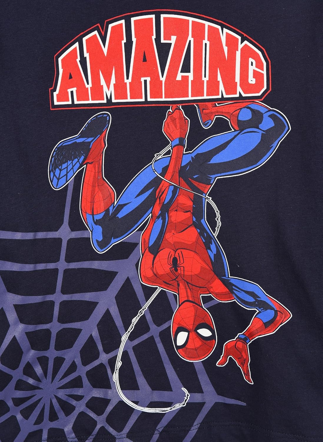 T-shirt manches longues Spider-Man bleu marine foncé pour garçon – Image 3
