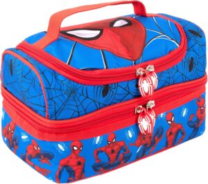 Sac à déjeuner Marvel Spider-Man double étage multi-compartiments