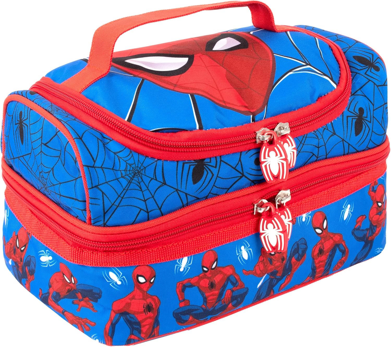 Sac à déjeuner Marvel Spider-Man double étage multi-compartiments