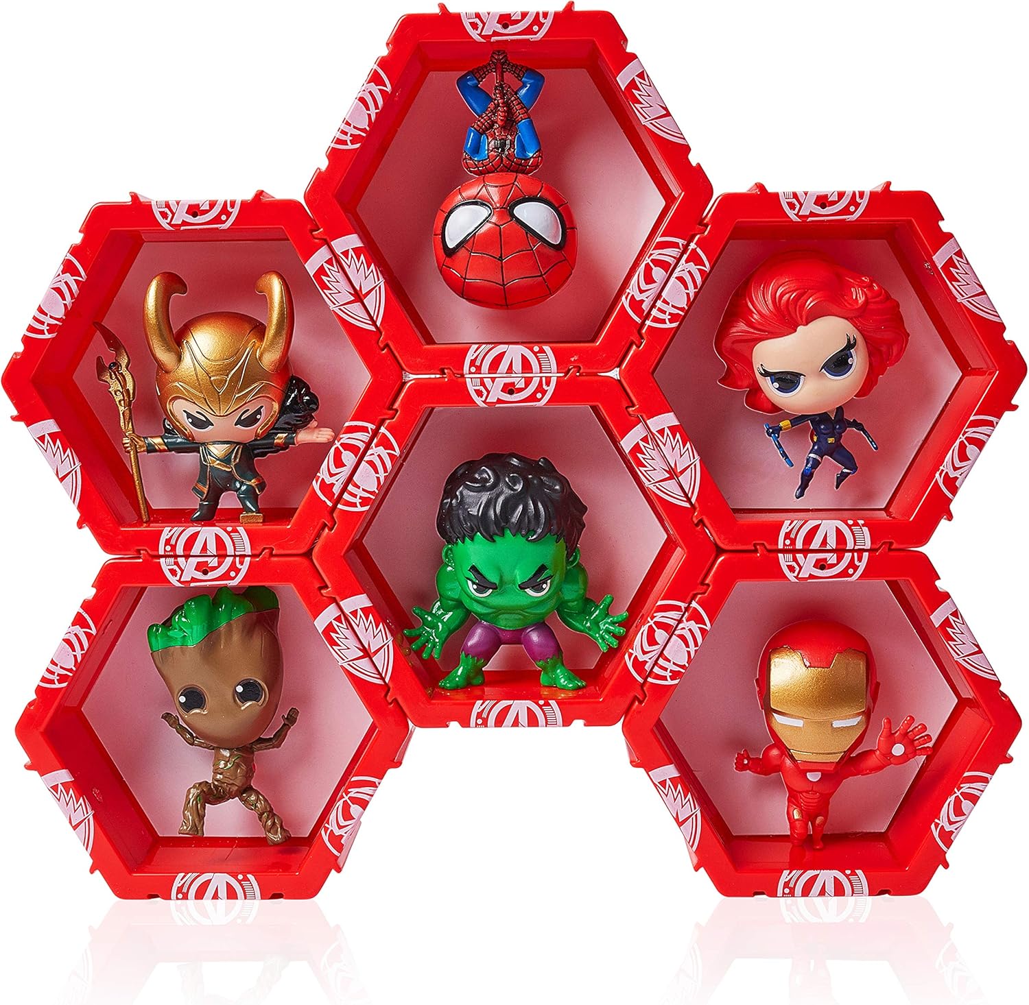 Figurine lumineuse à tête branlante Spider-Man Marvel Avengers PODS – Image 6