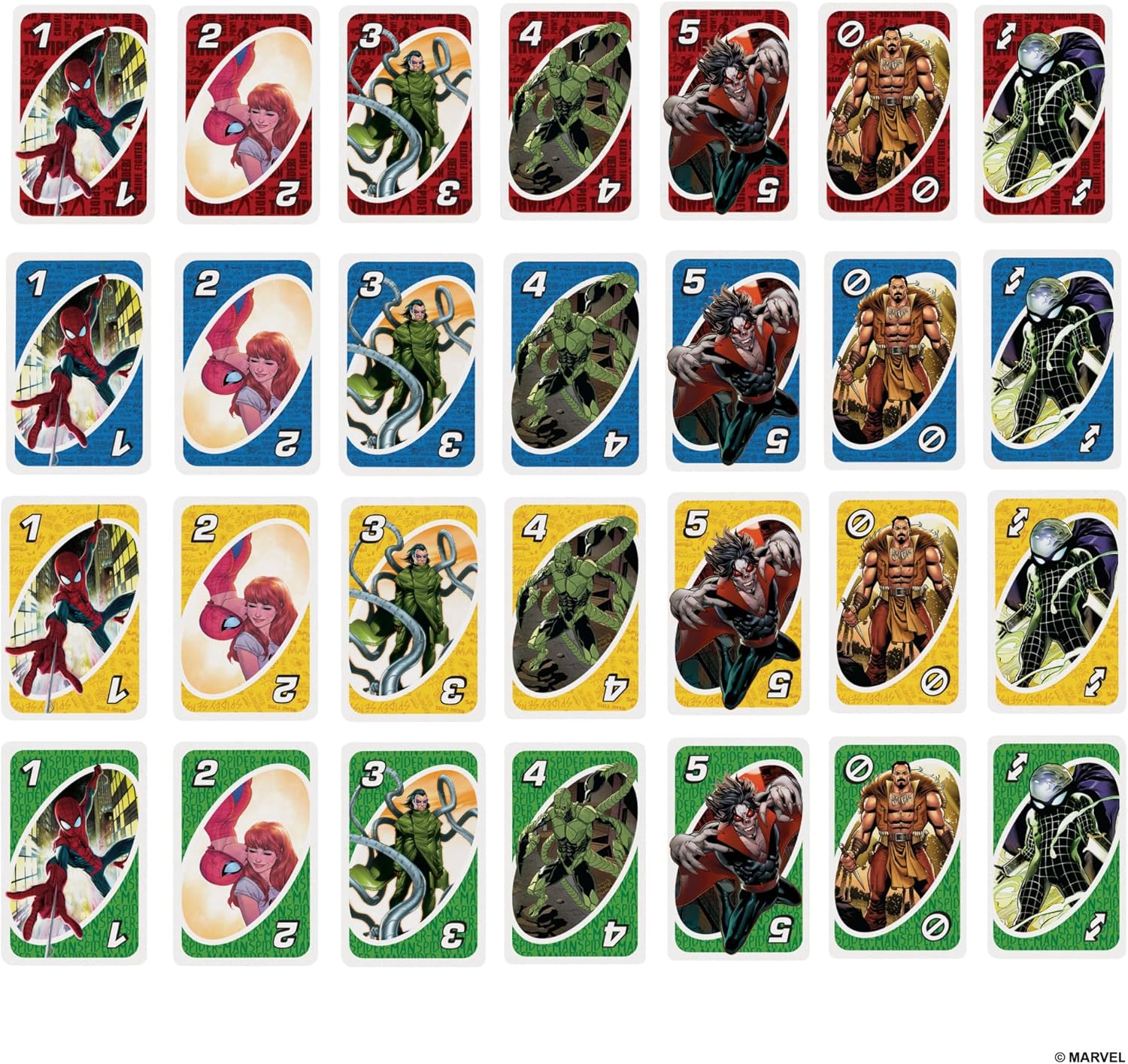 Jeu de cartes UNO Marvel Spider-Man HXT27 – Image 4