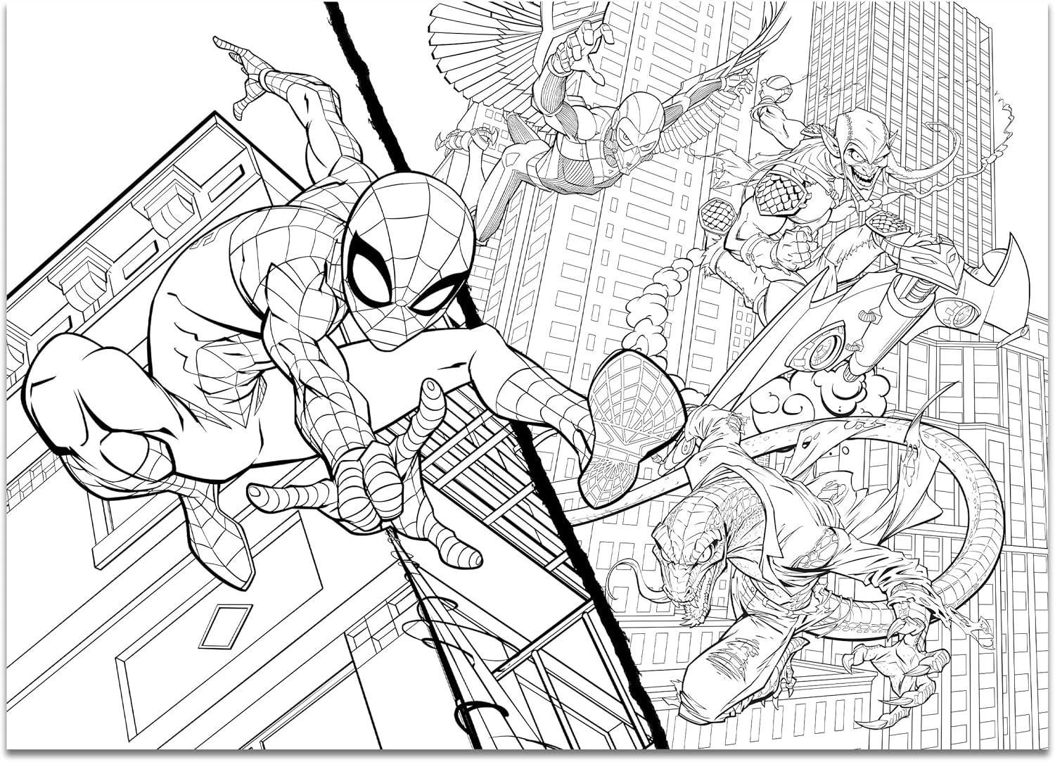 MARVEL Spider-Man 4 puzzles double face, 4 x 48 pièces – Image 4
