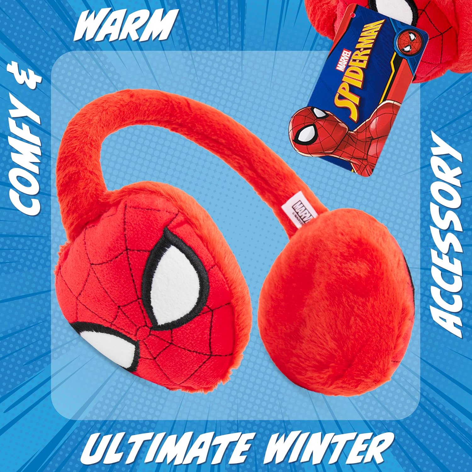 Cache-oreilles hiver Marvel Spiderman pour garçon dès 3 ans – Image 4