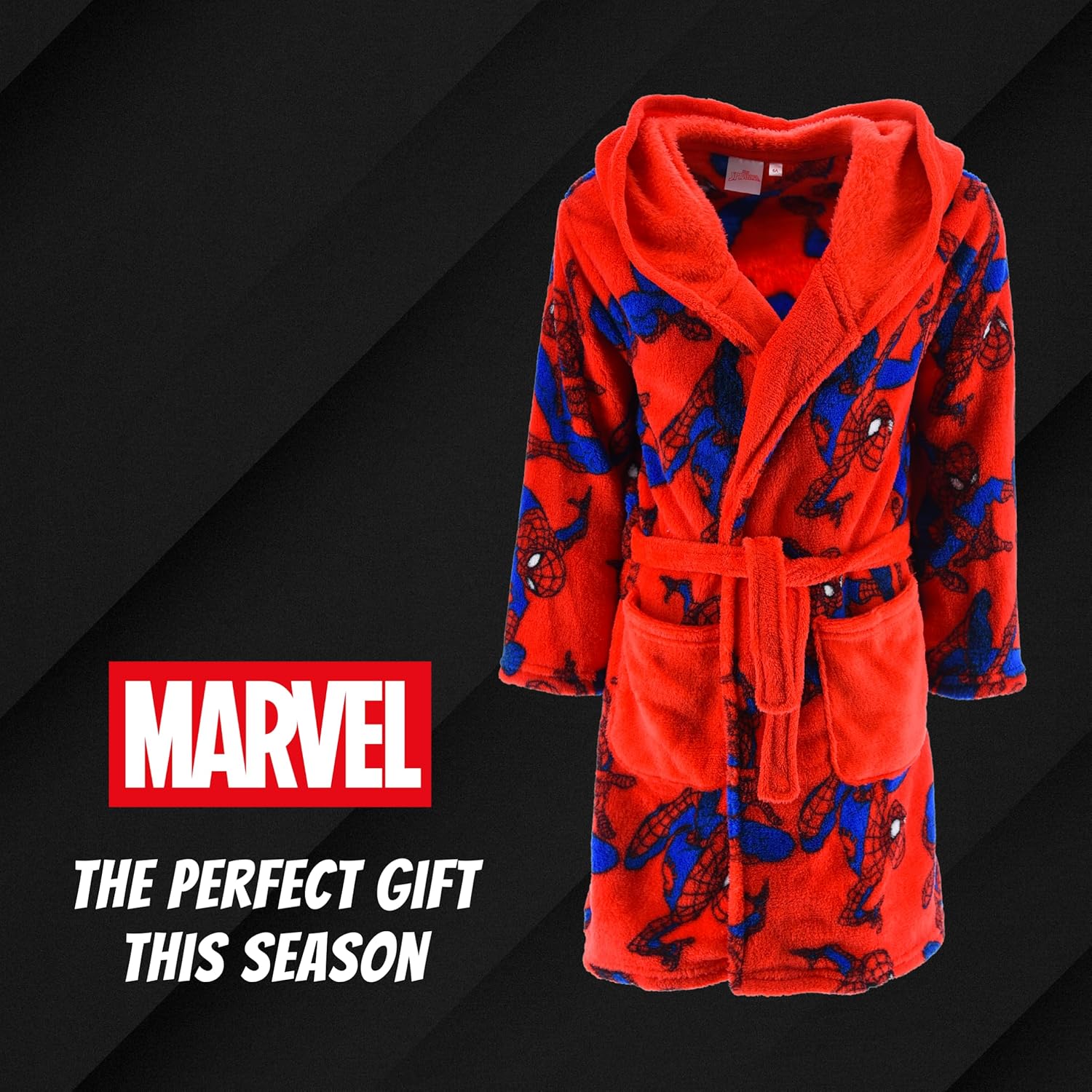 Robe de chambre rouge Spider-Man Marvel pour garçon, taille 3 – Image 8