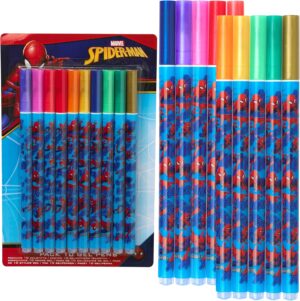 Set de 10 stylos gel Disney Spiderman couleur Multi Spiderman