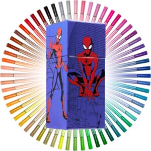 Coffret Marvel Spiderman avec 60 feutres de coloriage enfant