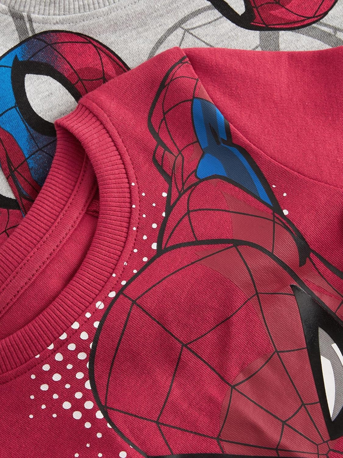 Pyjamas garçon NEXT Spider-Man lot de 2 rouge et bleu marine – Image 3