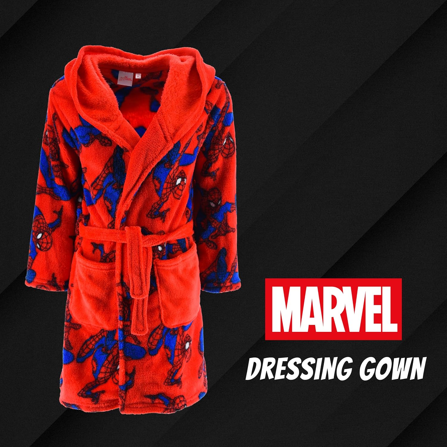 Robe de chambre rouge Spider-Man Marvel pour garçon, taille 3 – Image 3