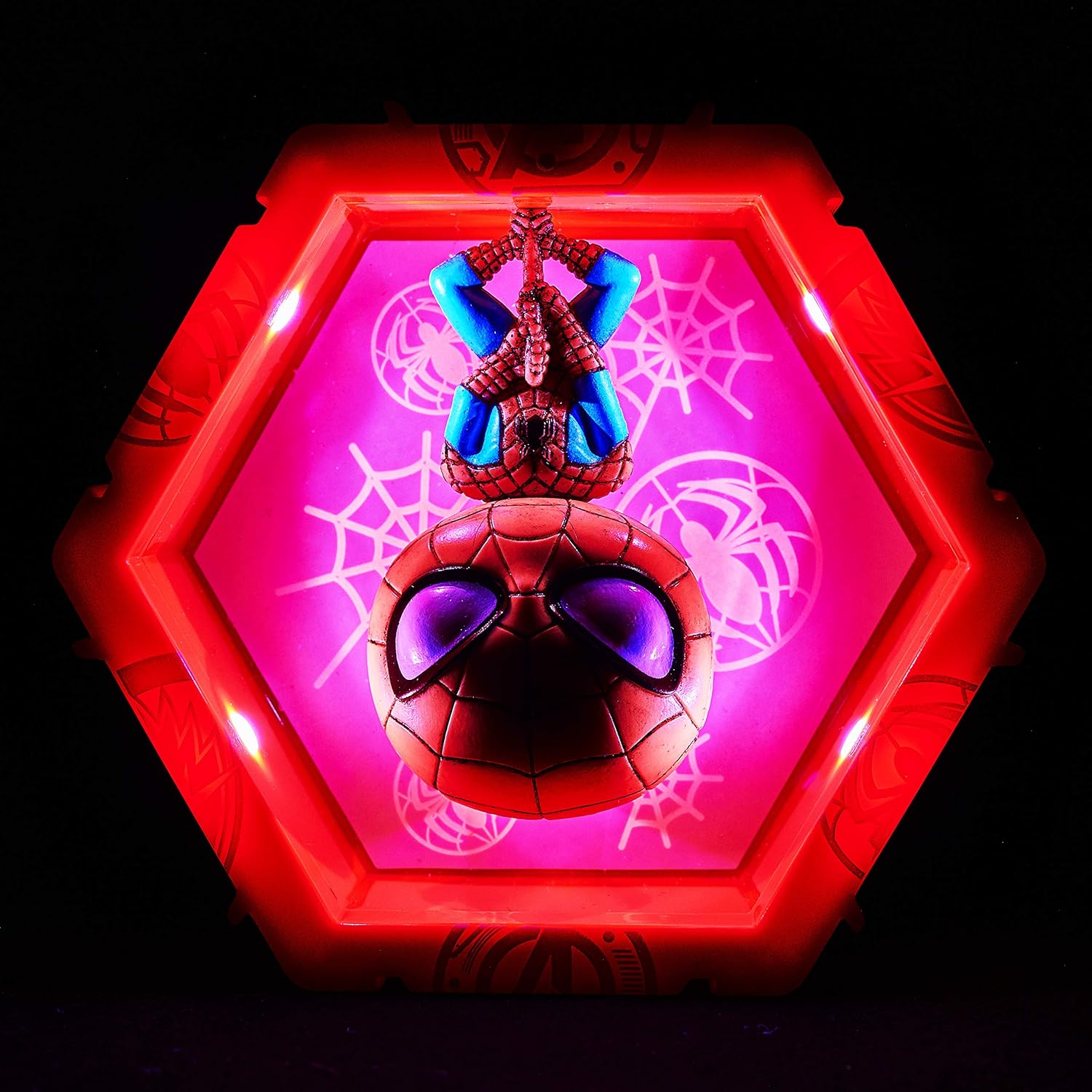 Figurine lumineuse à tête branlante Spider-Man Marvel Avengers PODS – Image 3