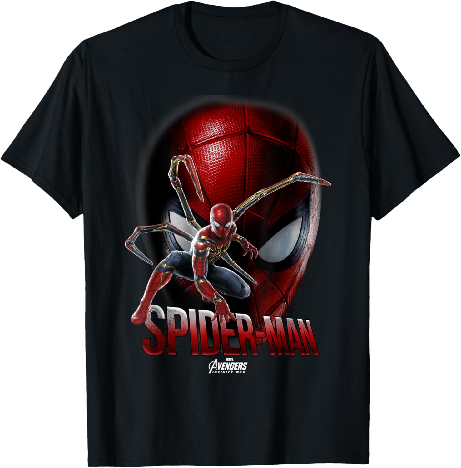 T-shirt Spider-Man Game Face coupe classique - Marvel Infinity War