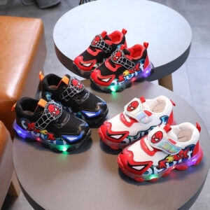 Chaussure lumineuse Spider-Man, coloris et tailles 21 à 30