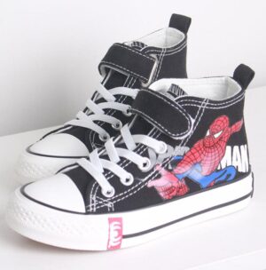 Chaussure noire Spider-Man, tailles 25 à 30