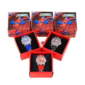 Coffret Deluxe montre Spider-Man en plusieurs couleurs