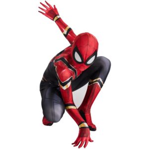 Costume enfant Spider-Man Iron avec tailles de 90-100cm à 171-180cm