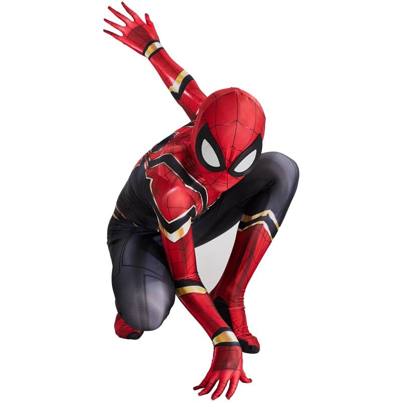 Costume enfant Spider-Man Iron avec tailles de 90-100cm à 171-180cm